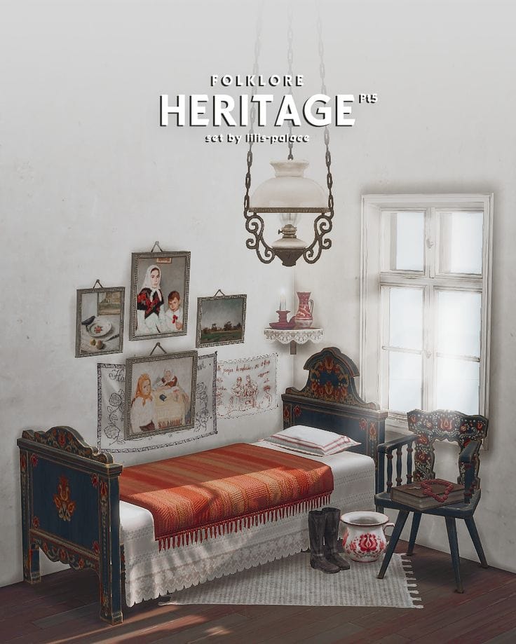 sims 4 historical bedroom cc