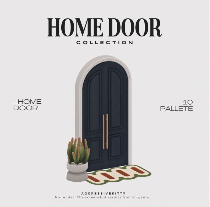 sims 4 home door