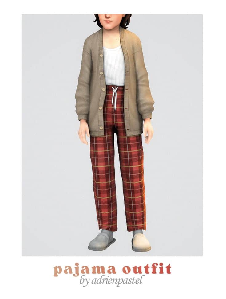 sims 4 kids pajama
