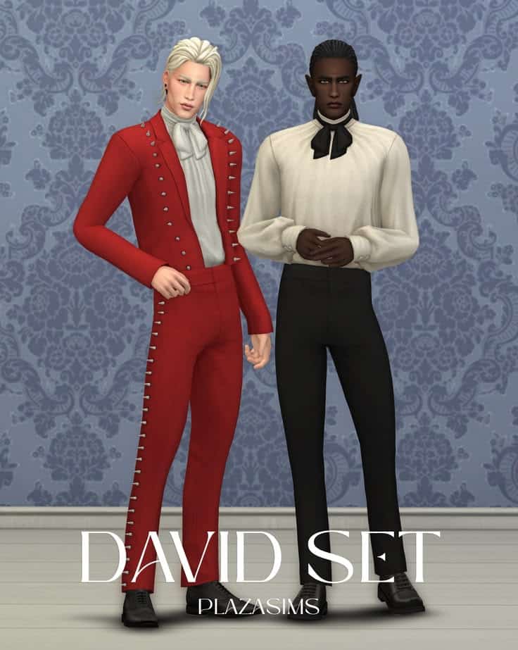 sims 4 male clothes suit set