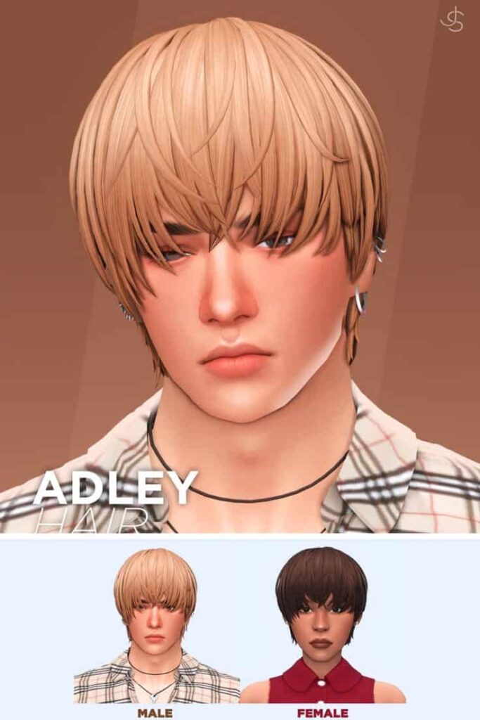 sims 4 messy male hair cc