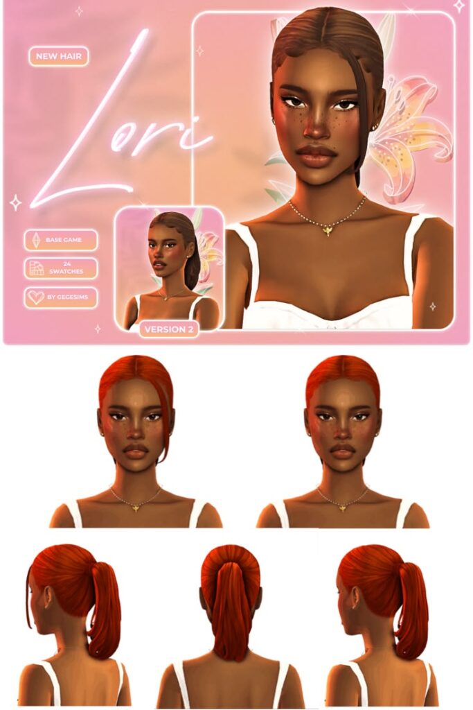 sims 4 ponytail
