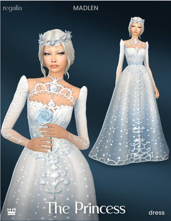 sims 4 princess dress