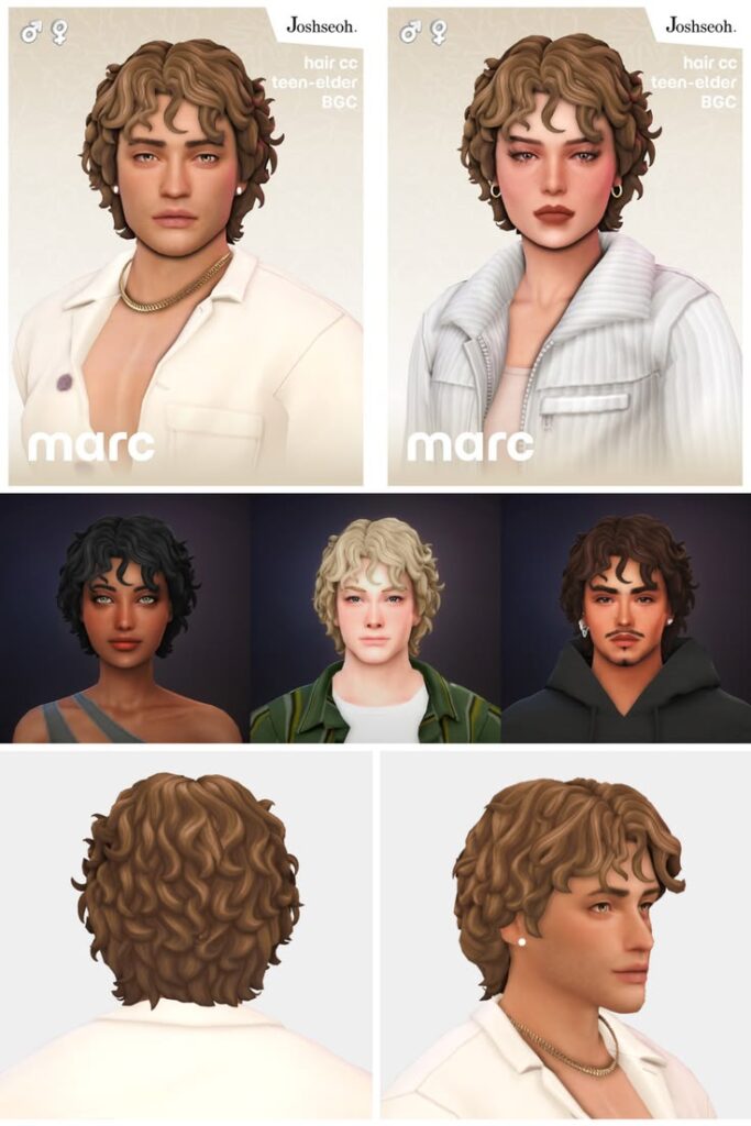 sims 4 short curly hairstyle