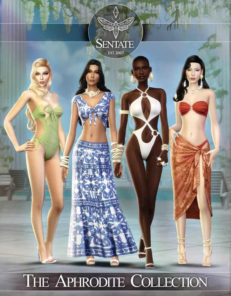 the sims 4 female clothes set