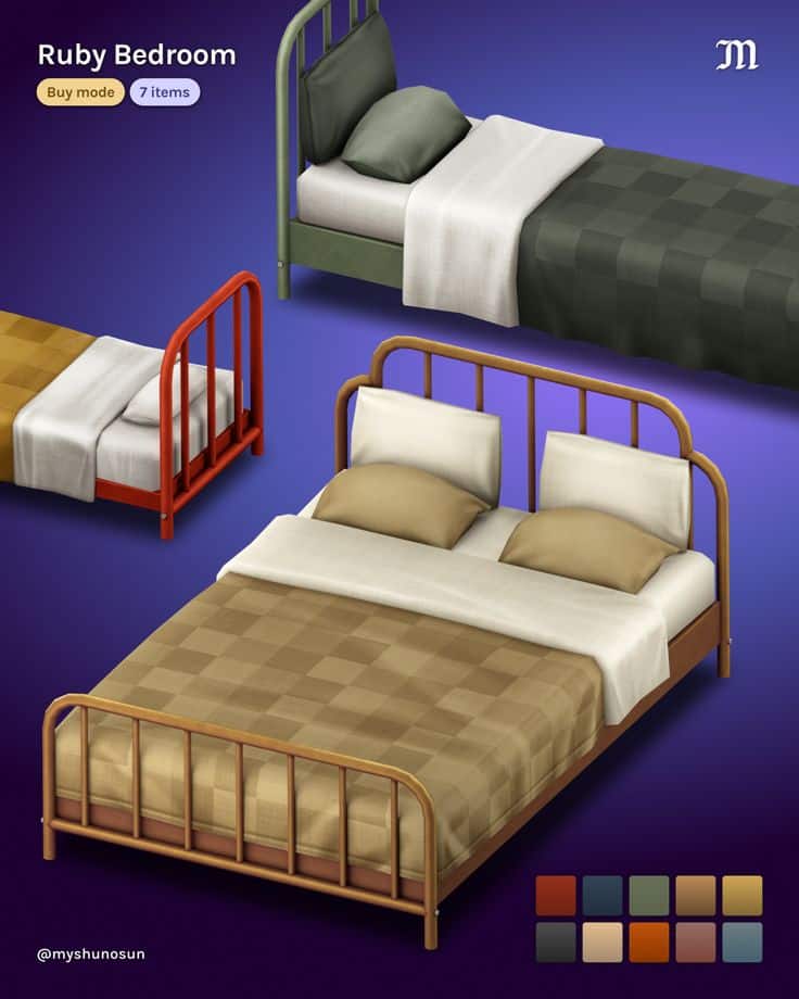 best bedroom cc sims 4