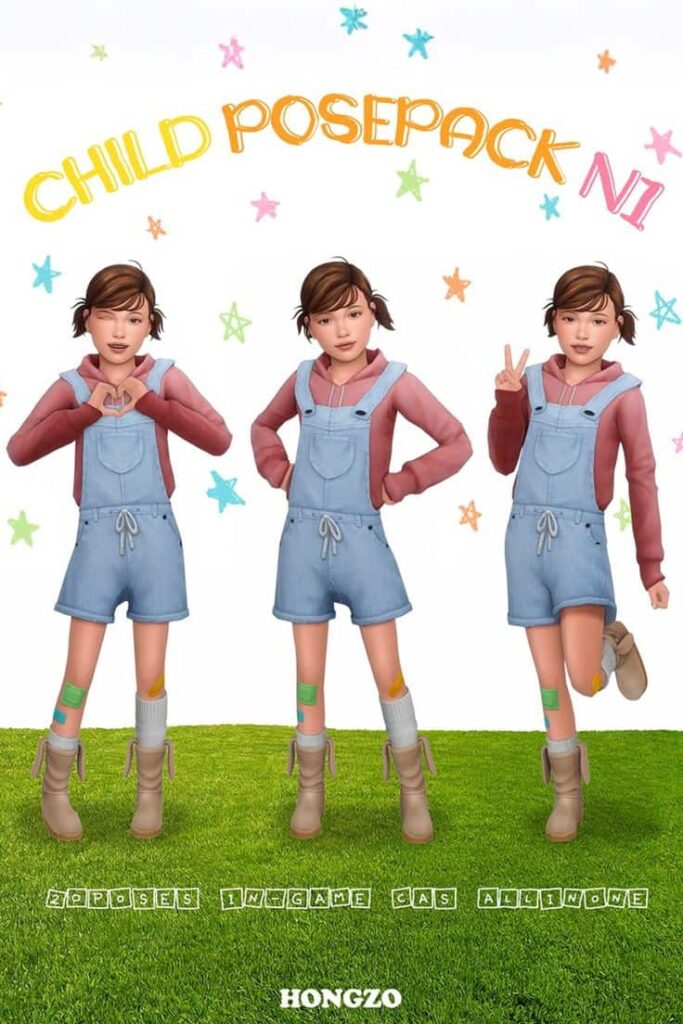 best sims 4 child pose pack