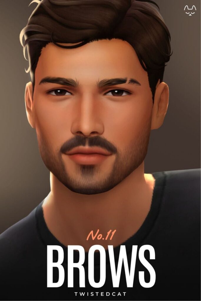 sims 4 male eyebrows set