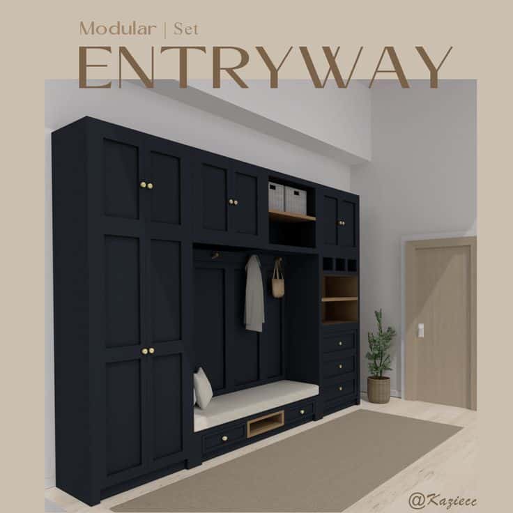sims 4 modular entryway cc