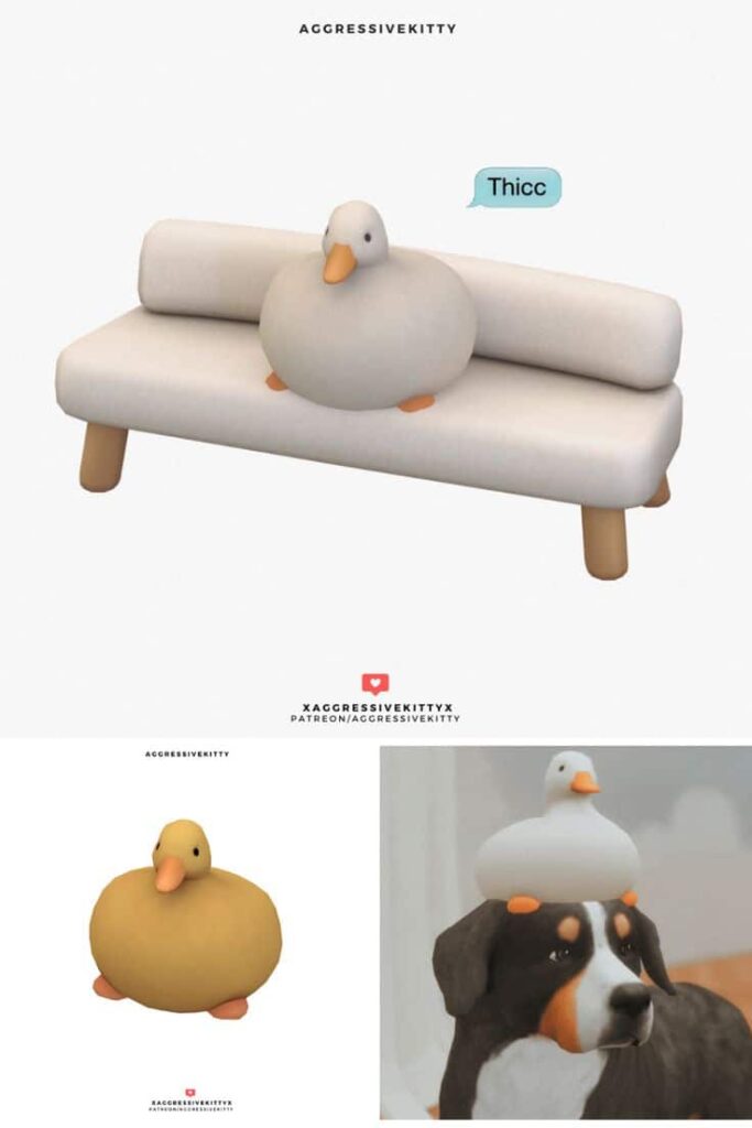 sims 4 plush decor cc