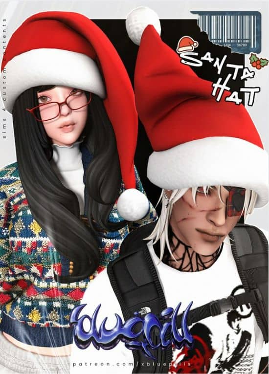 sims 4 santa hat cc
