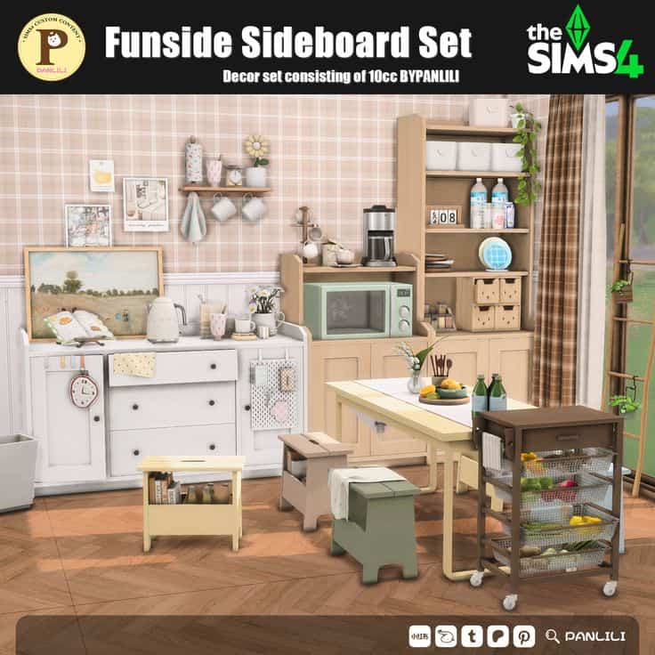 sims 4 sideboard cc pack