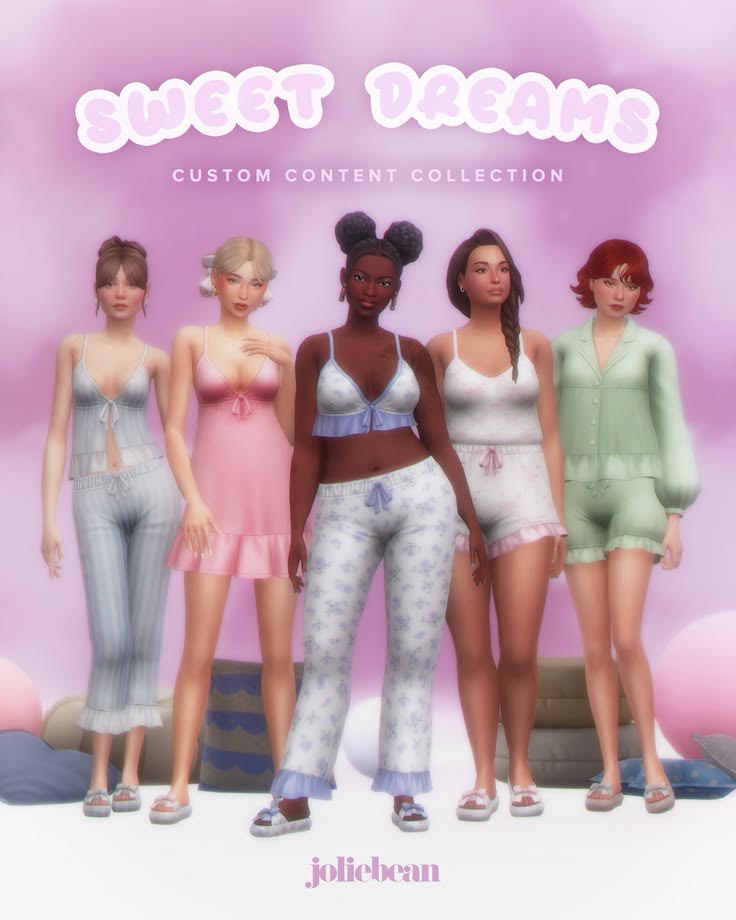 sims 4 sleepwear cc pack