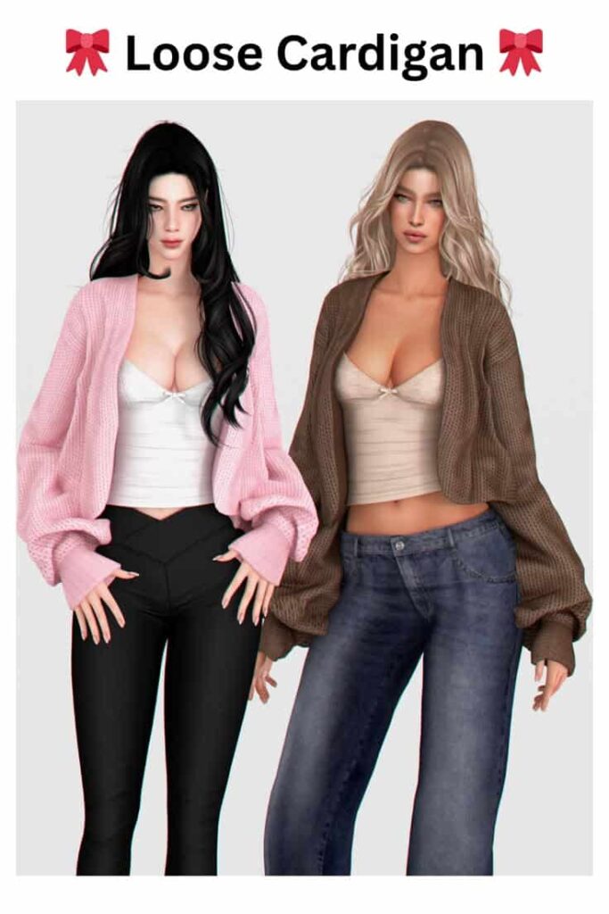 best sims 4 cardigan cc