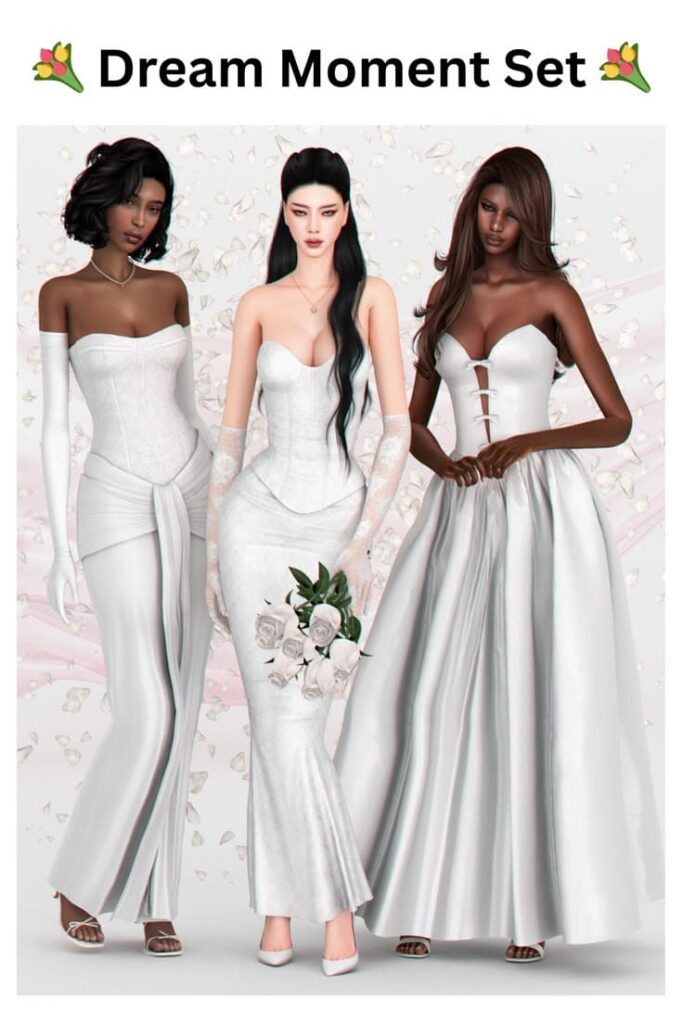best sims 4 wedding dress