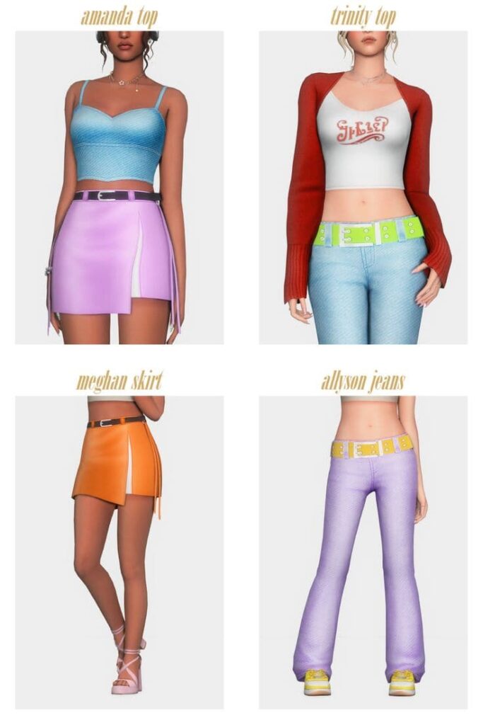 female clothes cc
