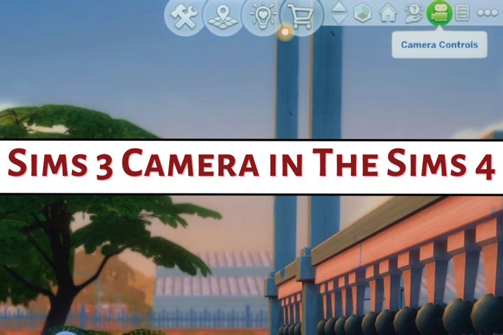 how to use the sims 3 camera in the sims 4