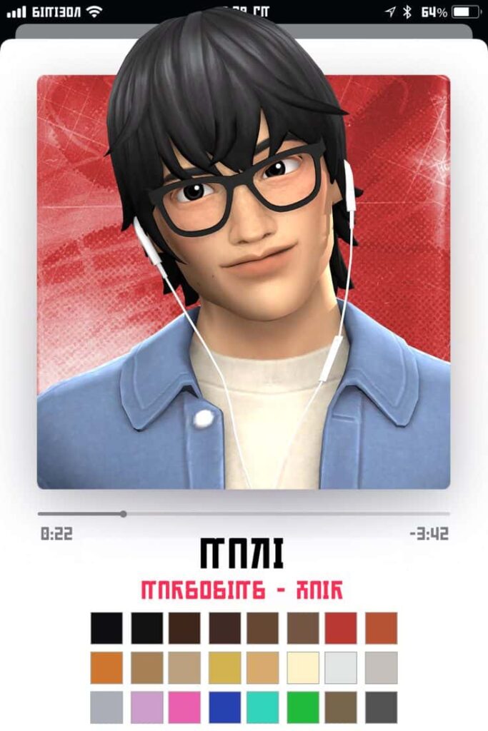 male messy hair cc sims 4