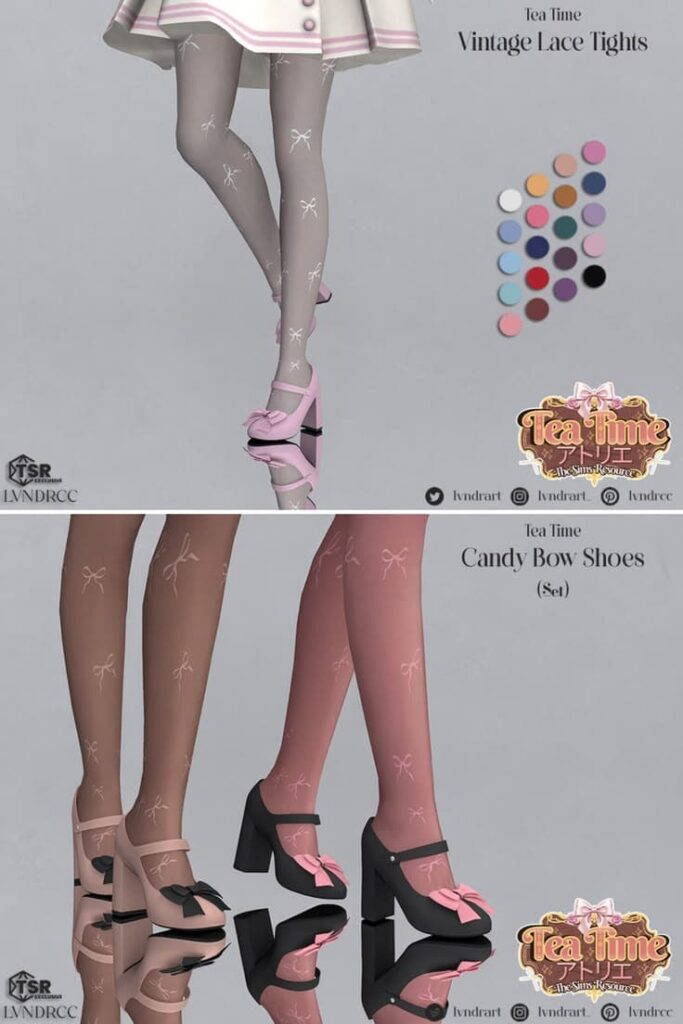 sims 4 cc shoes and tights