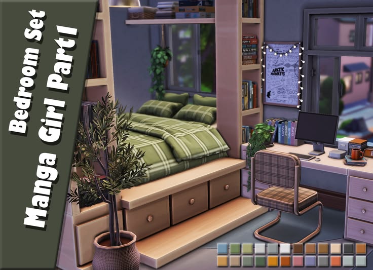 sims 4 manga cc pack