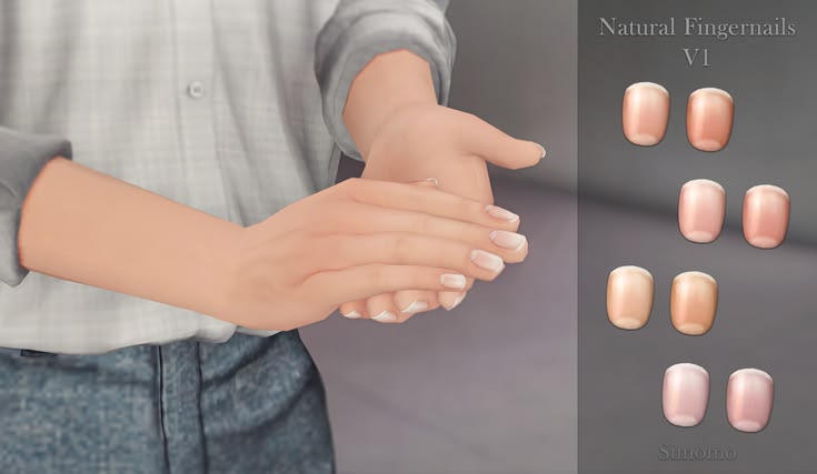 sims 4 natural fingernails