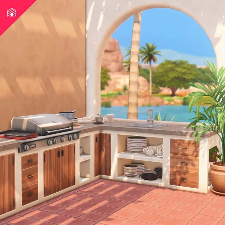 sims 4 outdoor and kitchen cc