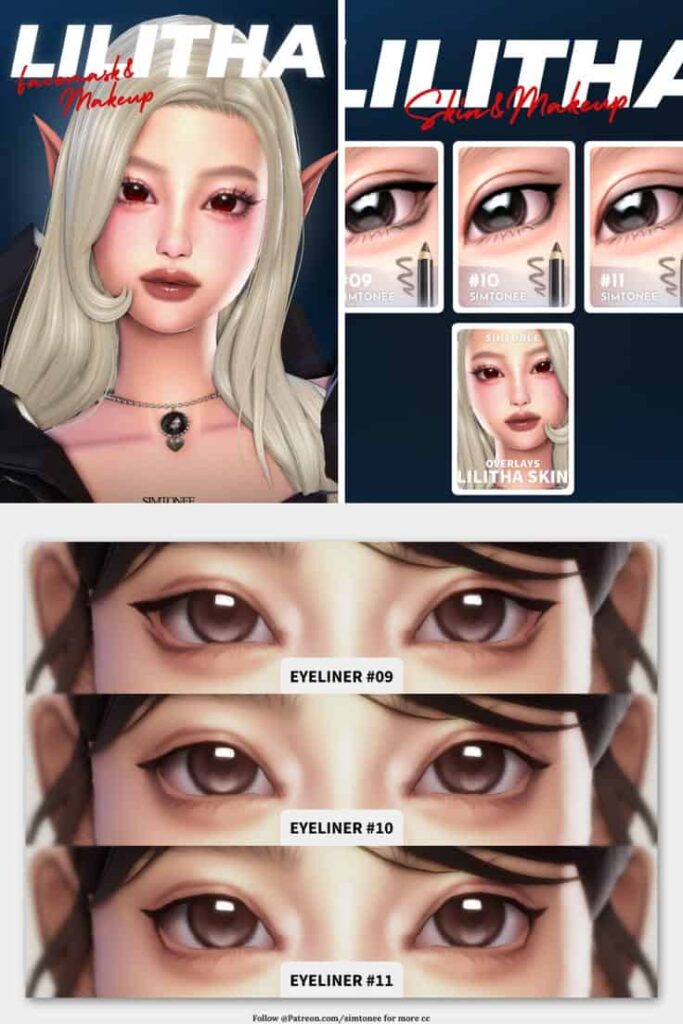 sims 4 skin and makeup cc