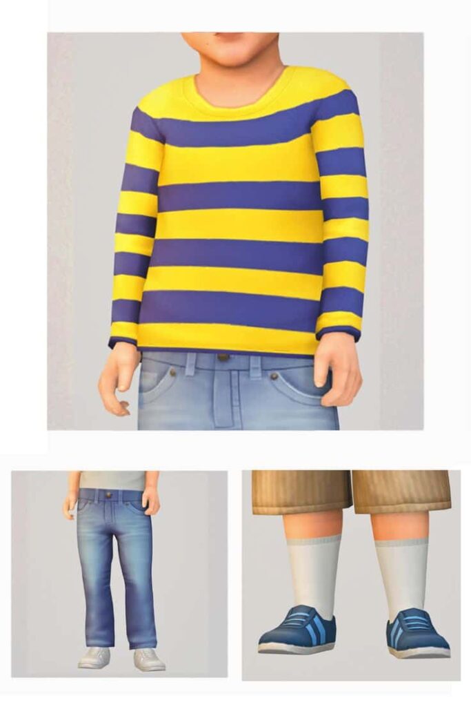 sims 4 toddler cc set