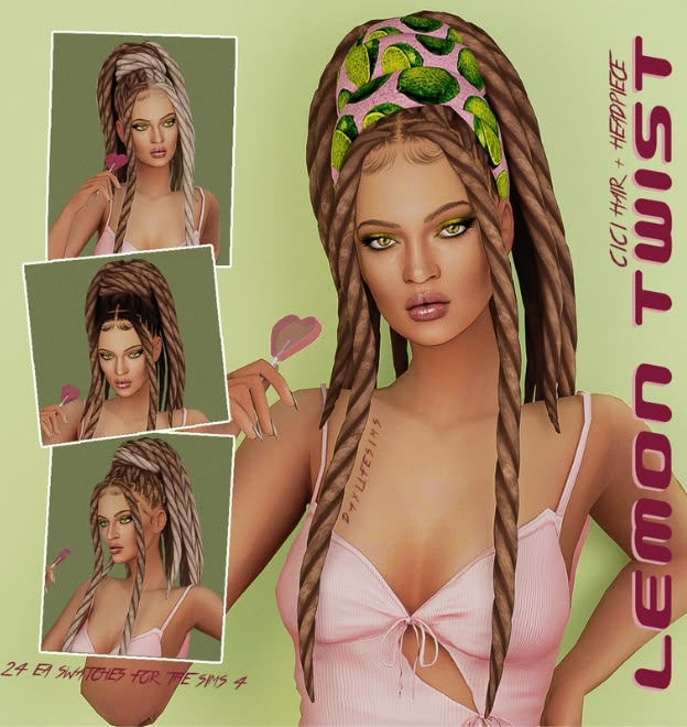 sims 4 twist cc with headpiece