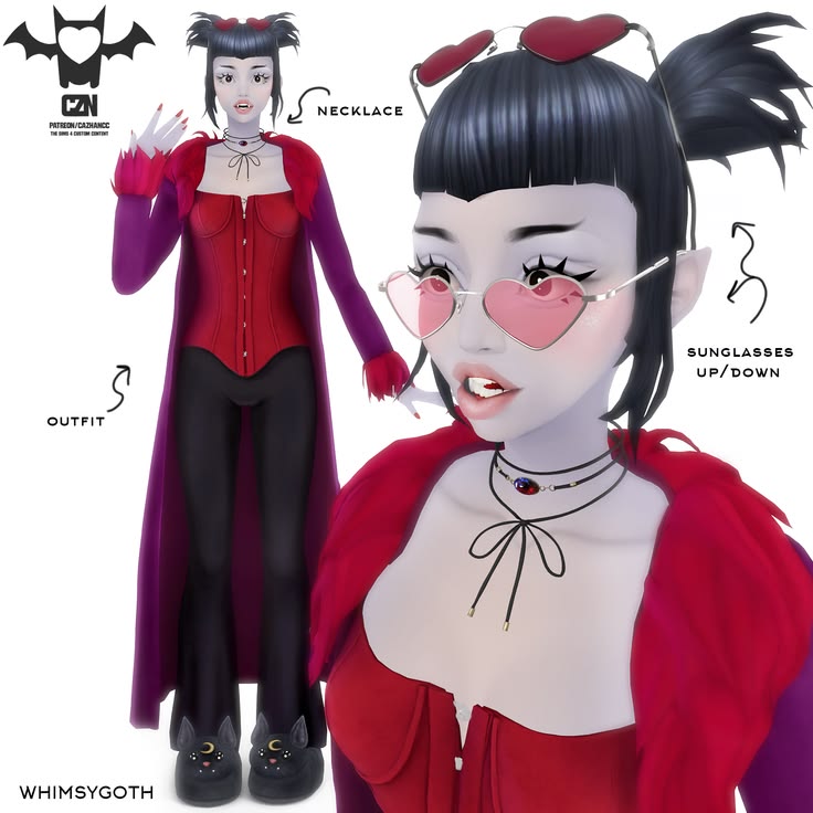 sims 4 vampire cc set