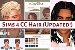 Sims 4 CC Hair I Found on Pinterest, Patreon, and Tumblr (Updated!)