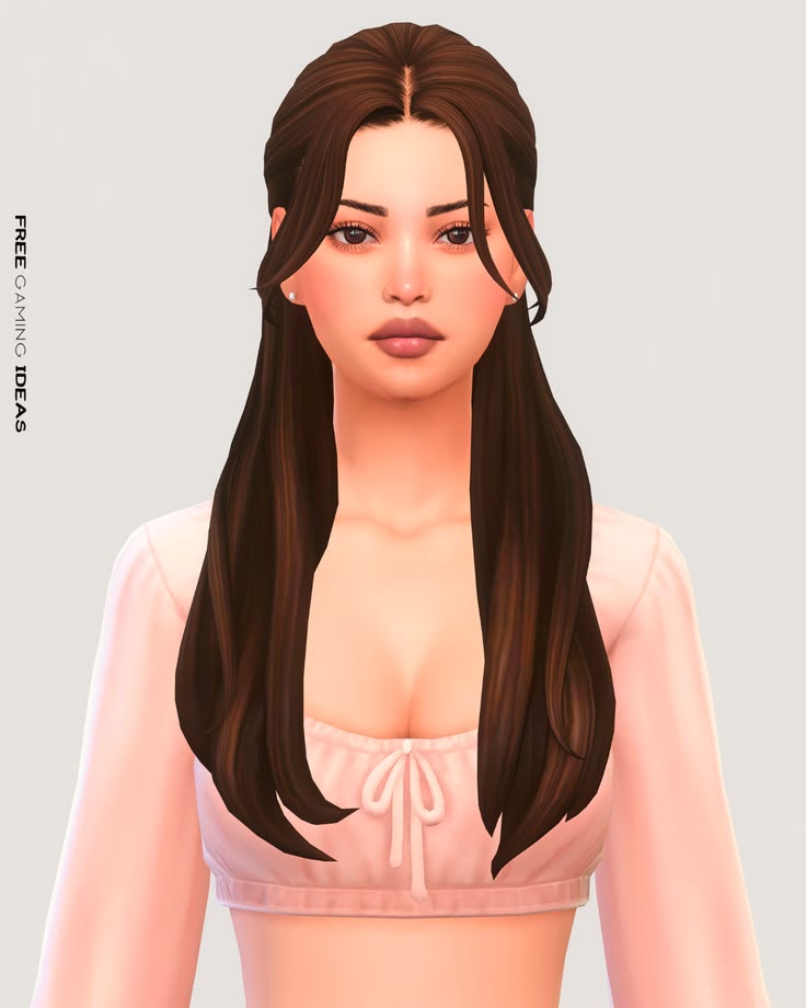 sims 4 cc hair with accessory