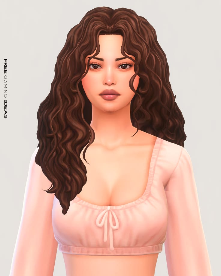 sims 4 curly hair for female sims