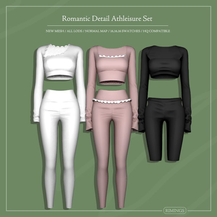 sims 4 female clothes set