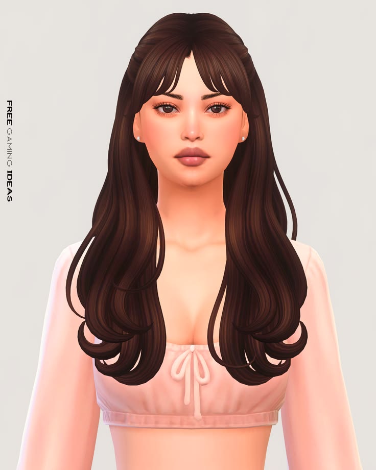 sims 4 hair with bows cc
