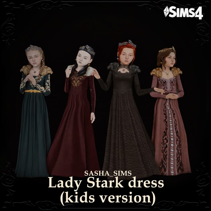 sims 4 kids cc dress