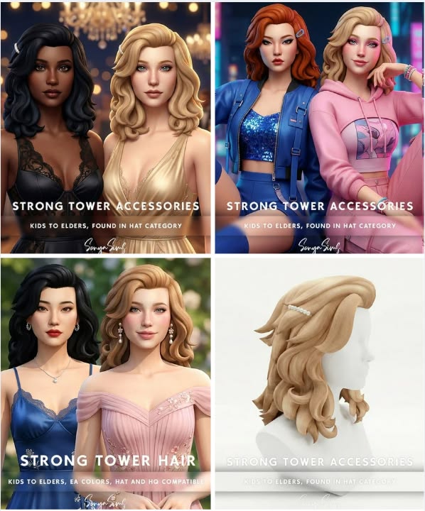 sims 4 loose curls cc