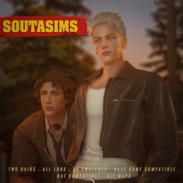 sims 4 male hair pack