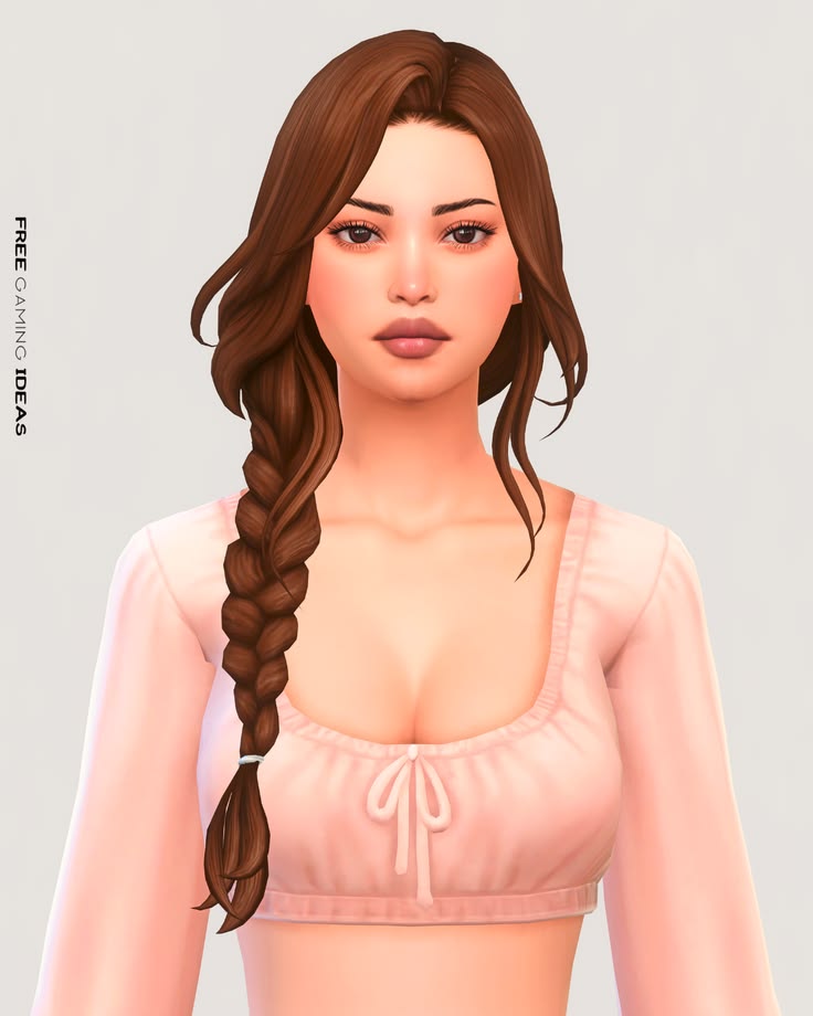 sims 4 messy braids