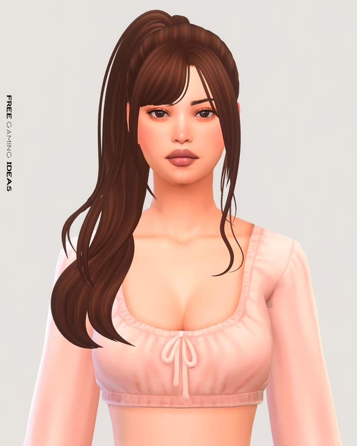 sims 4 ponytail for female sims