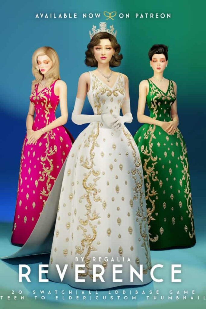 sims 4 regal cc clothes