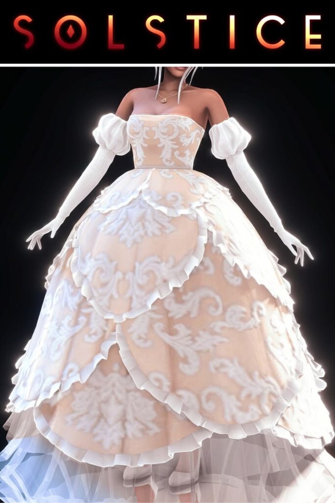 sims 4 regal dress