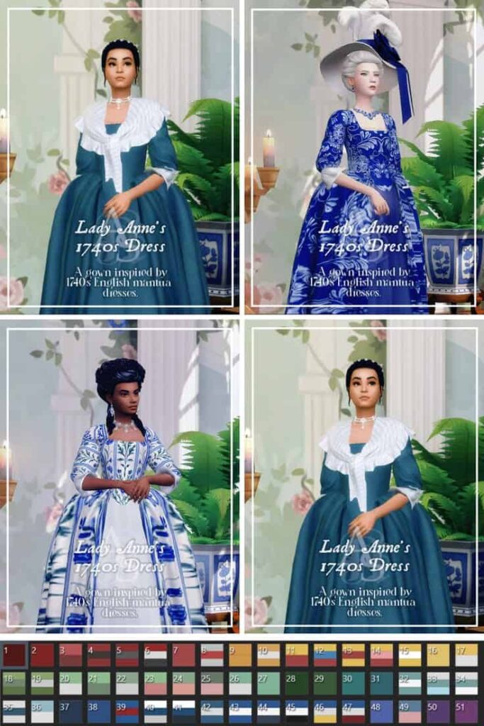 sims 4 royal cc dress