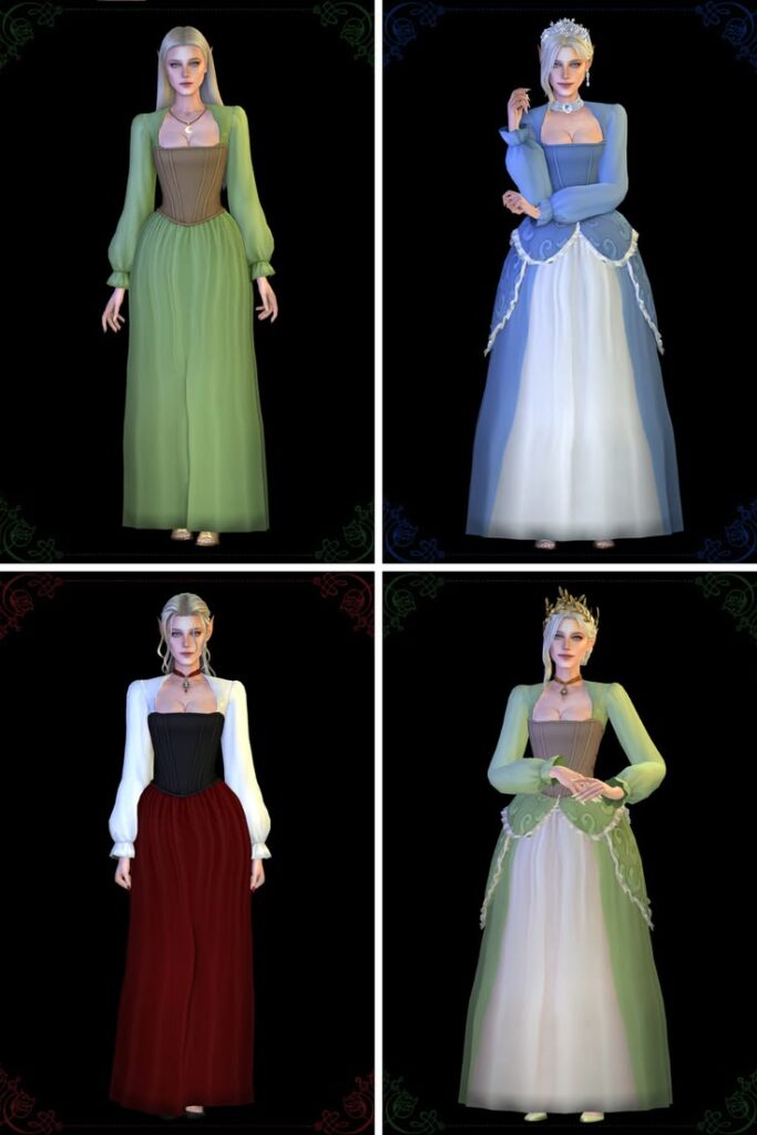 sims 4 royal dresses cc