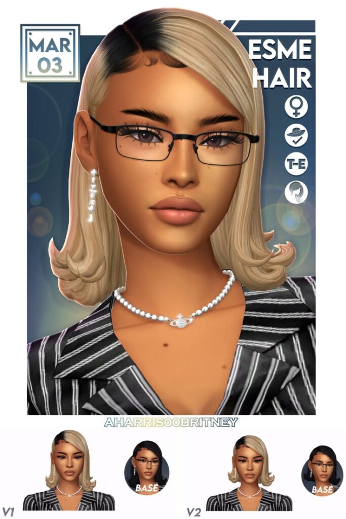 sims 4 side part hair