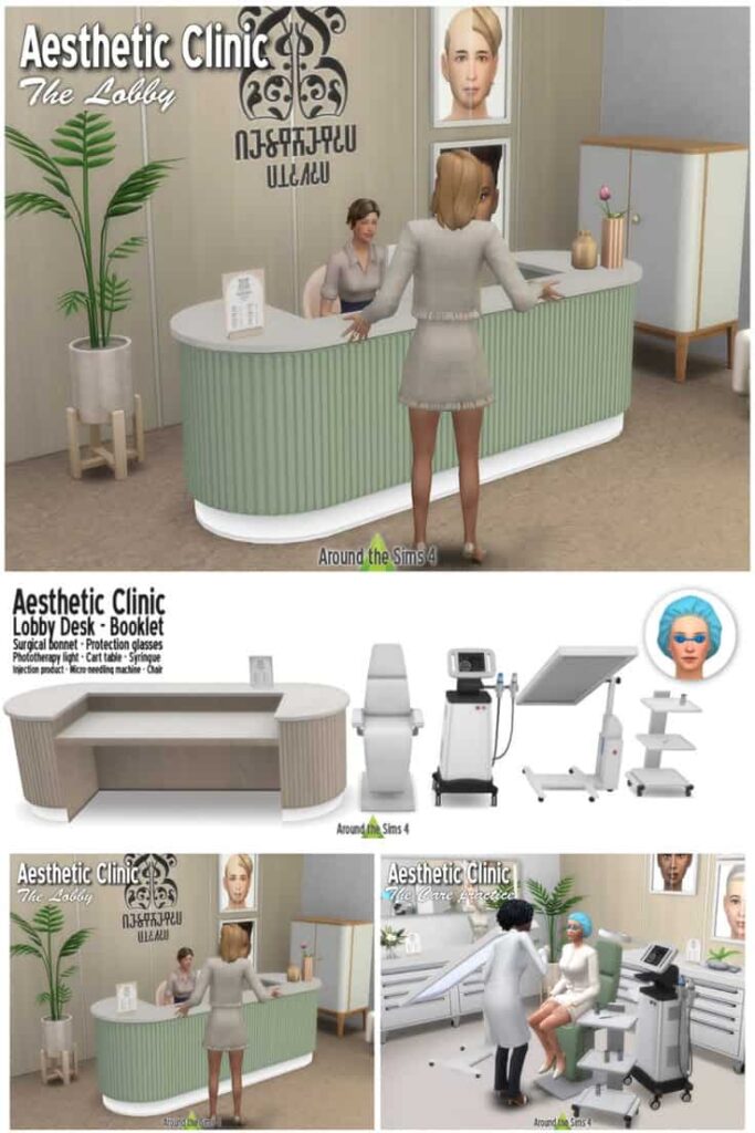 sims 4 clinic cc pack