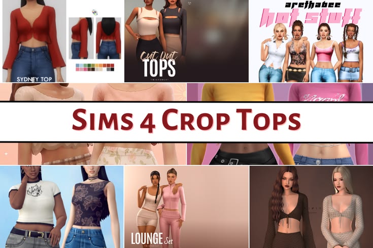 sims 4 crop tops