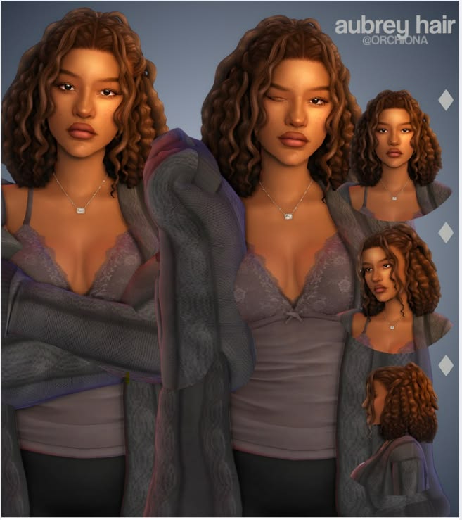 sims 4 curly bouncy hair