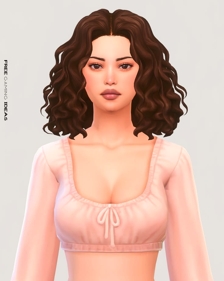 sims 4 curly strands cc