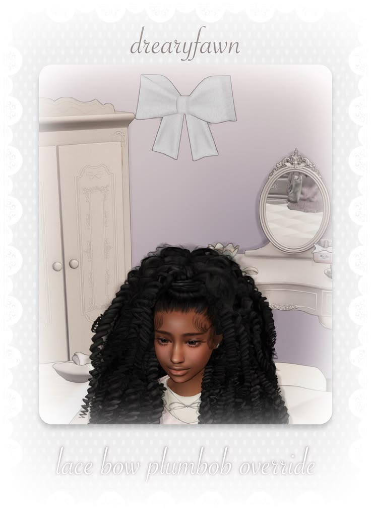 sims 4 lace bow override